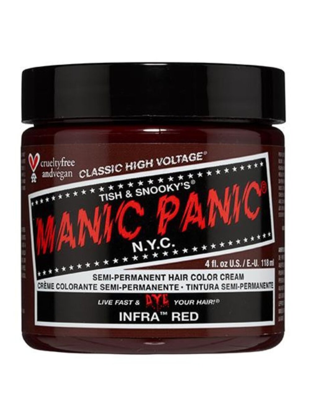NWT Manic Panic Infra Red 4oz